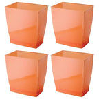 iDesign Small Rectangular Bathroom Trash Cans by iDesign