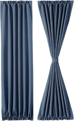DWCN French Door Curtains – Rod Pocket Thermal Blackout Curtain - Image 7