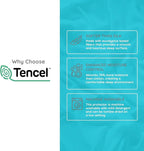 PUREgrace Tencel Mattress Protector – Waterproof, Noiseless Cover, Soft and - Image 3