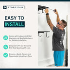 StoreYourBoard 2-Pack Heavy Duty Wall Shelves – Wall-Mounted Garage Storage - Image 3