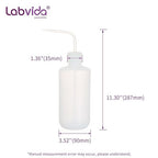 4 pcs of Plastic Squeeze Bottles, Lab Wash Bottle Squeeze Vol.1000ml 33.8oz - Image 7