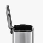 QUALIAZERO 50L / 13 Gallon Stainless Steel Step-On Kitchen Trash Can Soft-Close - Image 7