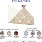 Bathtub Mat Non Slip Silicone Foldable Extra Long Tub Mat Strong Suction Cups & - Image 4