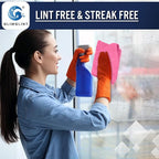 GLIMGLINT Pink Microfiber Cleaning Cloth, 12 Pack Cleaning Towels - Image 5
