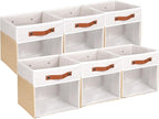 HNZIGE 11 Inch Foldable Fabric Storage Cubes by HNZIGE