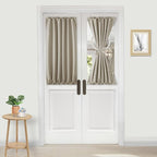 DWCN French Door Curtains – Rod Pocket Thermal Blackout Curtain by DWCN