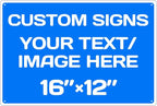 Personalized Aluminum Metal Signs by Repaly