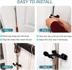 8 Pack Hinge Pin Oil Rubbed Bronze Door Stopper, Adjustable Heavy Duty Hinge - Image 7