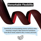 1/5 inch Height Floor Transition Strip, Self Adhesive Carpet Wood Tile Vinyl - Image 2