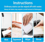 Magic Sponge Erasers, 50 Pack 2X Density Stronger Melamine Sponge Foam Pads - Image 4