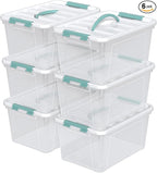Zopnny 14 Quart Plastic Lidded Storage Bin by Zopnny