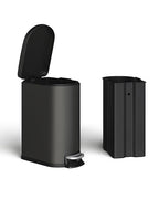 Garvee 13 Gal and 2.6 Gal Metal Trash Can Combo Set, Rustproof Garbage Can - Image 7
