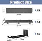 WALMANN Wall Mounted Garden Tool Rack - Image 3