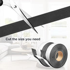 2 Rolls Weather Stripping Door Seal, Adhesive Closed Cell Weather Strip… - Image 4