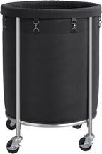 ELYKEN Laundry Hamper on Wheels, 23.6" Diameter 170L Large Capacity Laundry by ELYKEN
