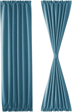 DWCN French Door Curtains – Rod Pocket Thermal Blackout Curtain - Image 7