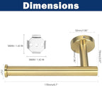 NearMoon Bathroom Toilet Paper Holder, Premium SUS304 Stainless Steel Rustproof - Image 2