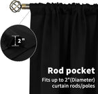 BGment Rod Pocket Blackout Curtains - Image 4