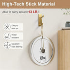 pickpiff Wall Hooks for Coat and Towel: 13LB Adhesive Door Hanger Stick on - Image 2