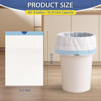 150 Count 8 Gallon Trash Bags Drawstring - Image 3