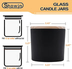12 OZ Thick Candle Jars for Making Candles 12 Pcs, Empty Jars - Image 6