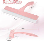 5" Silicone Shower Squeegee for Glass Doors & Car Windows - Image 4
