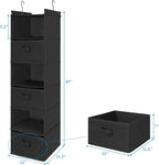 MAX Houser 6 Tier Shelf Hanging Closet Organizer, Closet Hanging Shelf - Image 3