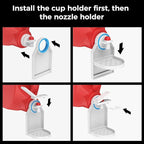 Laundry Detergent Dispenser Cup Holder & Nozzle Force-Saving Switch, Drip - Image 6