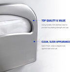 2 Packs Toilet Seat Cover Dispenser Wall Mount Commercial, Half Fold Toilet - Image 2