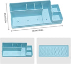 Silicone Multifunctional Bathroom Organizer Countertop, 7Compartment Silicone - Image 5