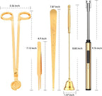 5 in 1 Candle Accessory Set, Candle Wick Trimmer Cutter, Candle Wick Dipper - Image 6