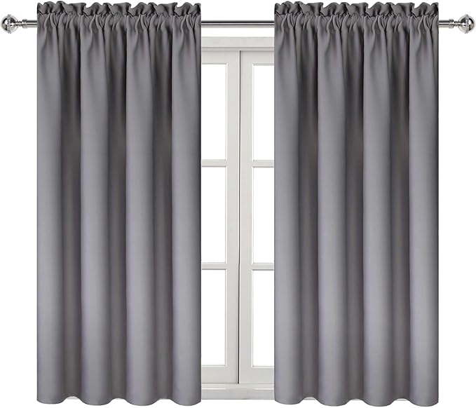 DWCN Blackout Curtains Room Darkening Thermal Insulated Bedroom Curtains Window - Image 9