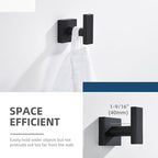 Angle Simple Towel Hook for Bathroom, Stainless Steel Hand Towel Coat Hook for - Image 5