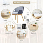 32 Pcs Chair Leg Protectors for Hardwood Floors, OASMU Silicone Felt Furniture - Image 4