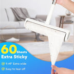 9.49'' Large Lint Rollers for Carpet and Floor, Extra Sticky Giant Rollers - Image 5