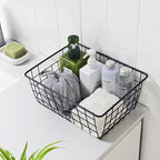 Kitchen Wire Baskets Farmhouse Decor Metal Food Storage Organizer, Household - Image 7