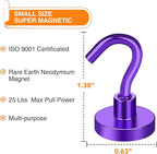 MIKEDE Magnetic Hooks Heavy Duty, 28LB+ Strong Magnets - Image 3