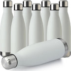 MEWAY 17oz Sport Water Bottle 8 Pack Vacuum Insulated Stainless Steel Sport by MEWAY