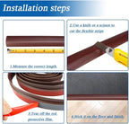 Floor Transition Strip Self Adhesive Carpet & Flooring Transitions Edging Trim - Image 5