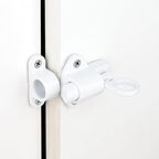 3 Packs Self-Closing Latches，White Spring Door Lock，Resilient Bolt Latch - Image 3