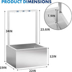 TONGMO Stainless Steel Floor Mop Sink, Mop sink - Image 4