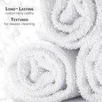 Terry Bar Mop Towels Size 14"x17" – Absorbent and Durable, Cotton Cleaning - Image 2