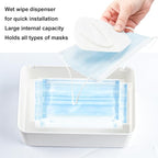 2Pcs Diaper Wipes Dispenser, Refillable Wipe Container, Wipe Container - Image 4