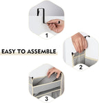 Over The Door Organizer 5-Shelves and 10 Side Pockets, Over The Door Storage - Image 6