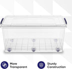Superio Storage Bins with Lids, Stackable Totes, BPA Free, Odor Free, Organizer - Image 7