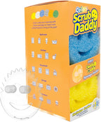 Scrub Daddy 6 Kitchen Sponges & 1 Daddy Caddy Dish Sponge Holder by ScrubDaddy