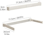 JOOM Laundry Drying Rack Collapsible, Wall Mounted Drying Rack, Clothes Drying - Image 3