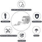 Zonon 2 Rolls Aluminum Foil Tape Heat Shield Tape Barrier Adhesive Reflective - Image 5
