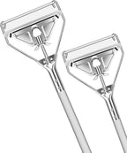 Commercial Mop Handle Heavy Duty, Industrial Metal Mop Stick Replacement by SOBONNE
