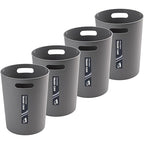 4 Pack Small Trash Can for Bathroom by Amorettise